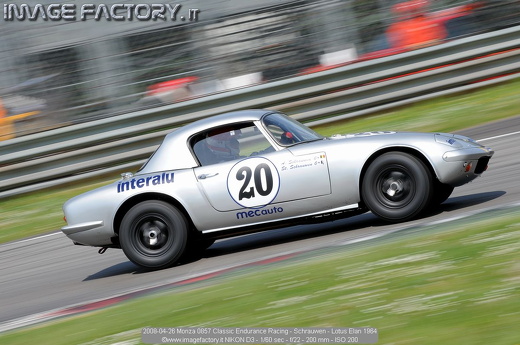 2008-04-26 Monza 0857 Classic Endurance Racing - Schrauwen - Lotus Elan 1964